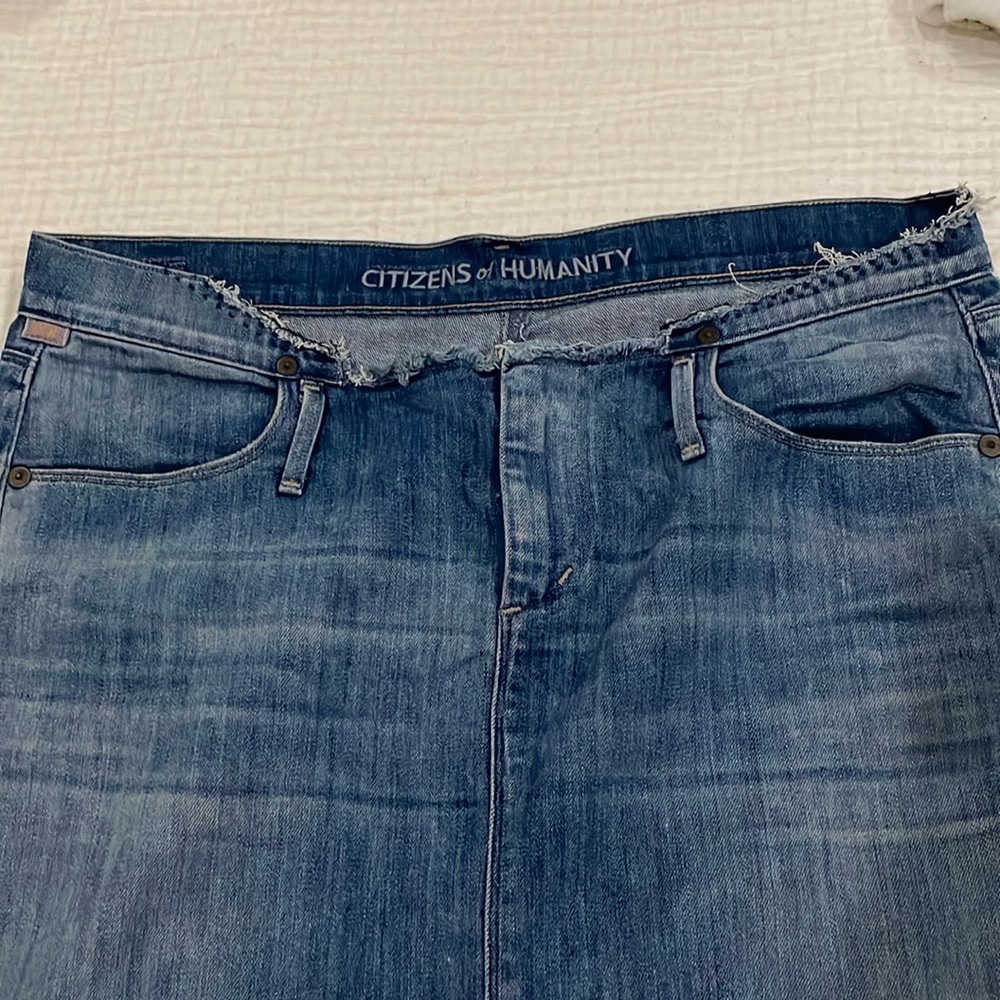 Citizens of Humanity Jean Skirt, Size 30